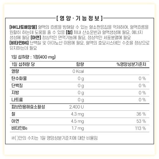 종근당 혈행건강엔 나토키나제 영양제, 30정, 2개 이미지
