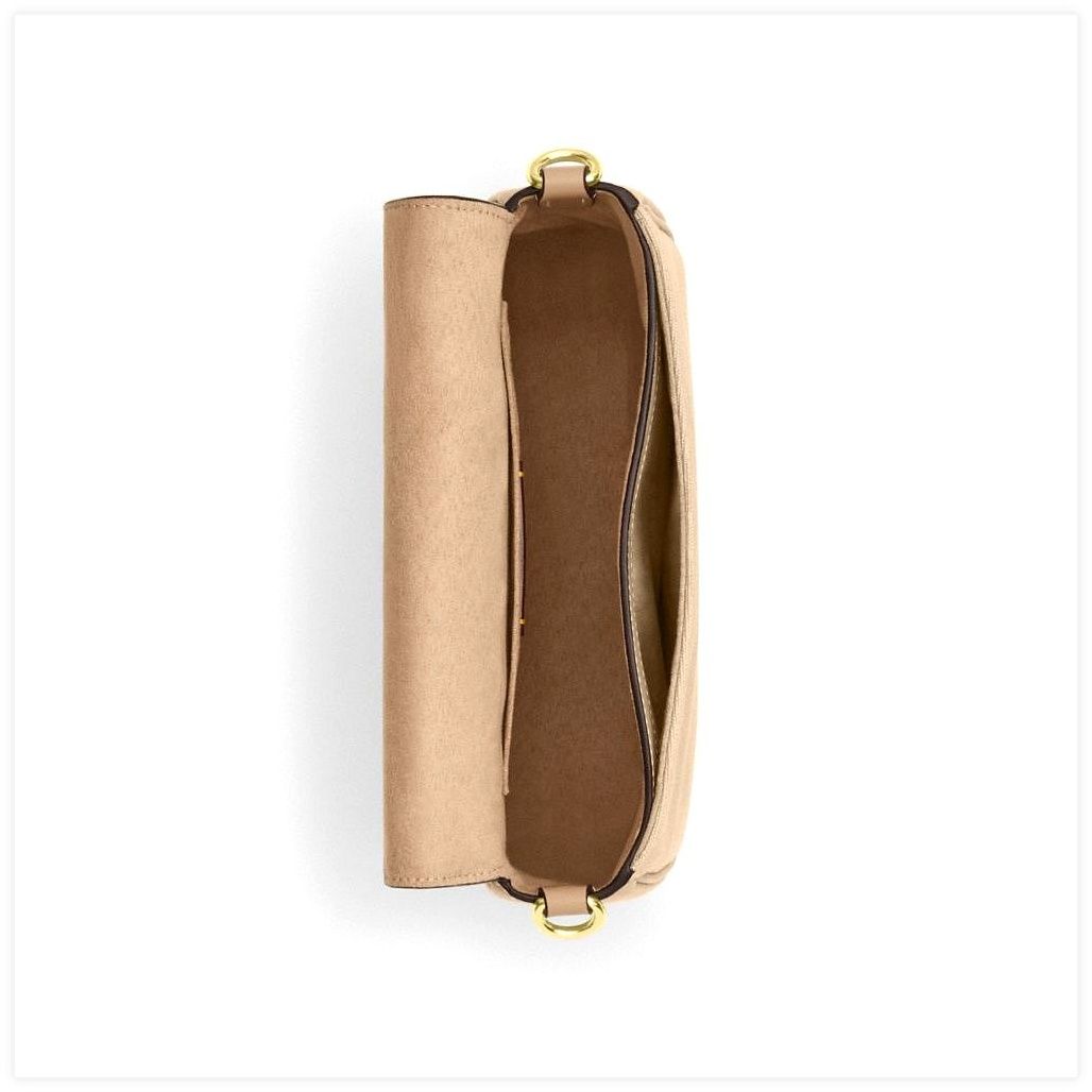 코치 Amelia Saddle Bag With Signature Canvas 이미지