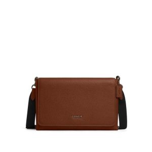 코치 남자 메신저백 CY768 QB/SD Caleb Gunmetal Saddle 60% 할인 득템 후기: 20대 여자 추천 세련된 디자인과 실용적인 수납력 이미지