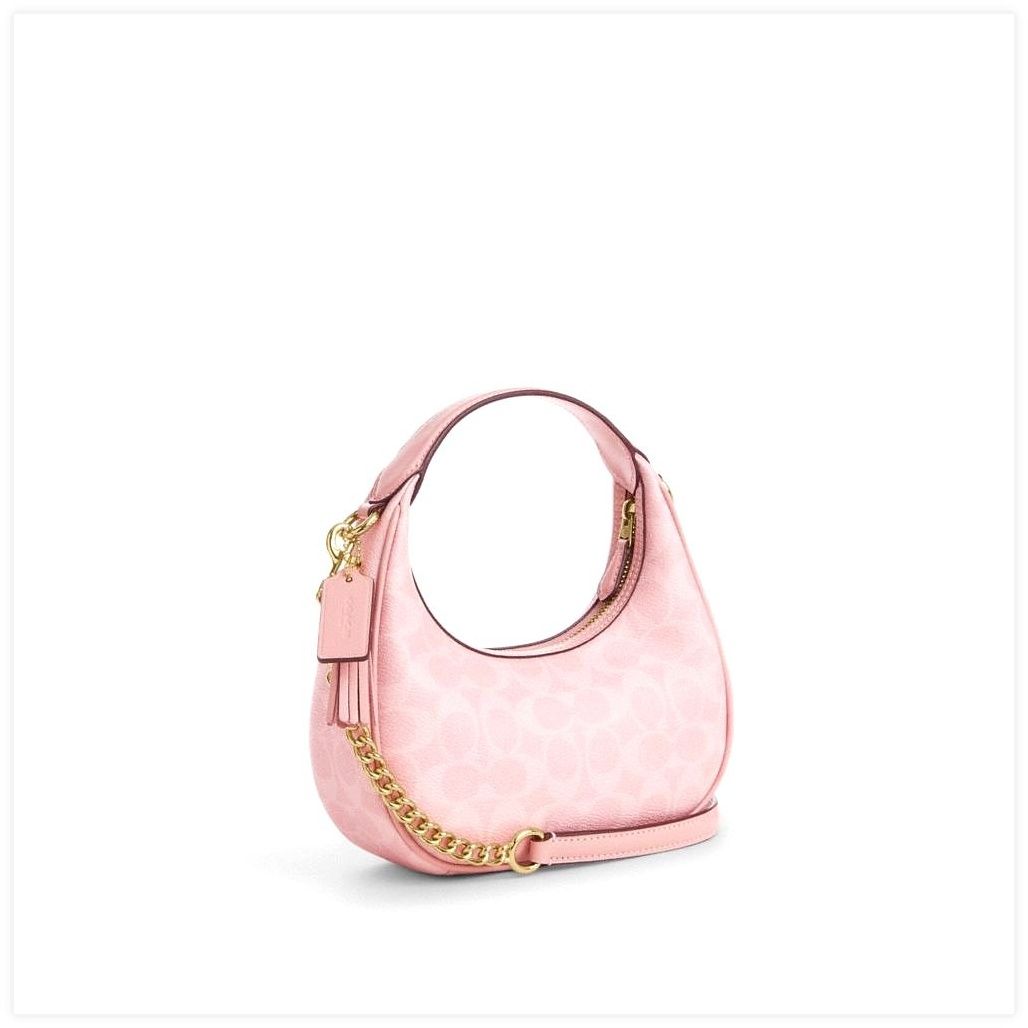코치 Carmen Mini Crossbody Bag In Signature Canvas 이미지