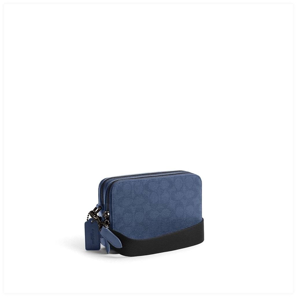 코치 Charter Crossbody Bag 19 In Signature Canvas Jacquard 이미지