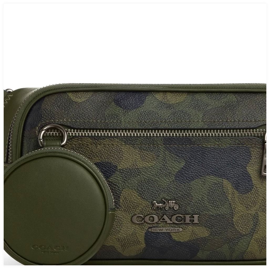 코치 Elias Belt Bag In Signature Camo Print 이미지