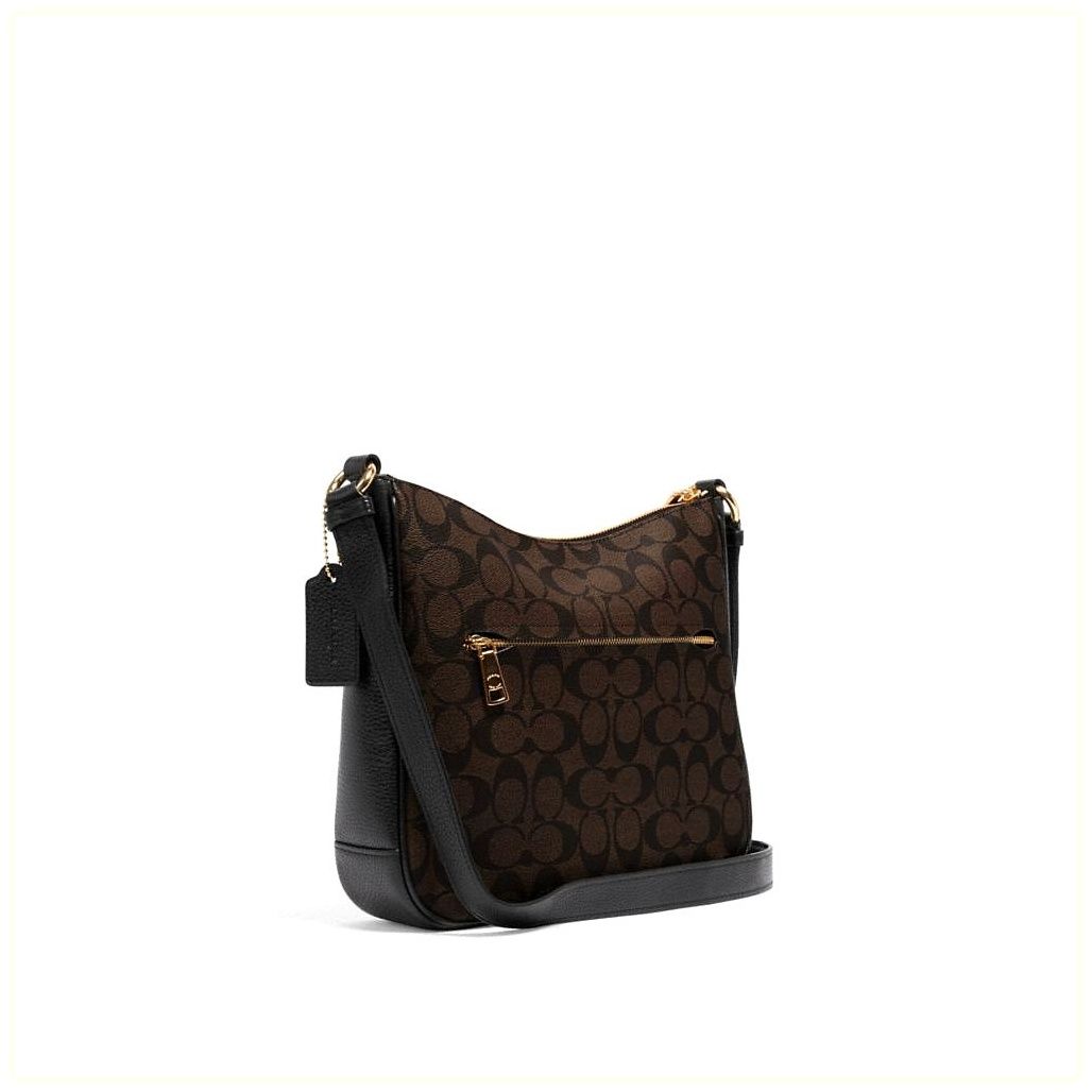 코치 Ellie File Bag In Signature Canvas 이미지