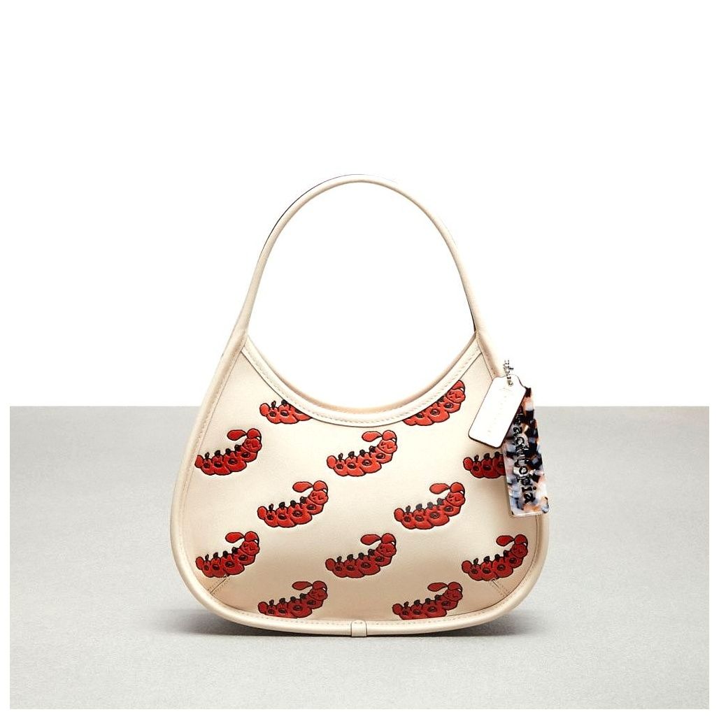코치 Ergo Bag In Coachtopia Leather With Sleepy Caterpillar Print 이미지