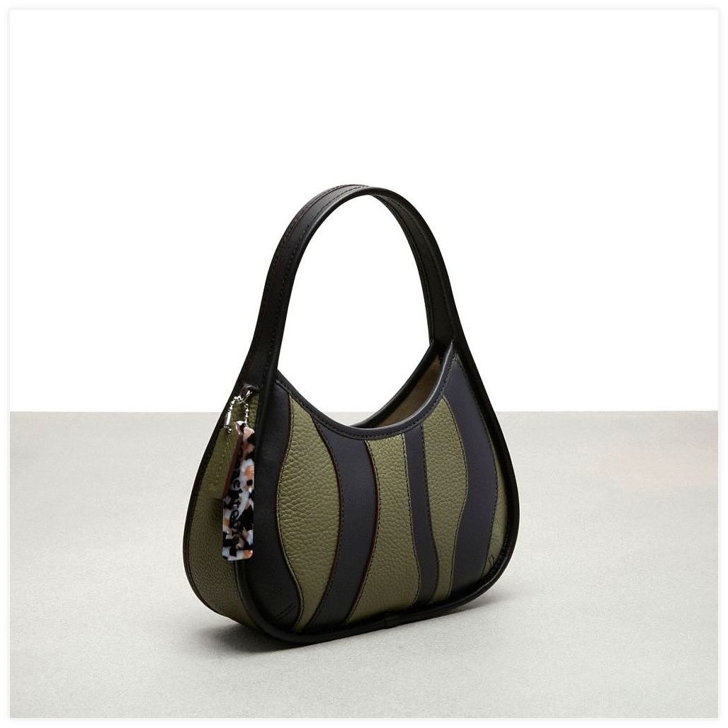 코치 Ergo Bag In Wavy Stripe Upcrafted Leather 이미지