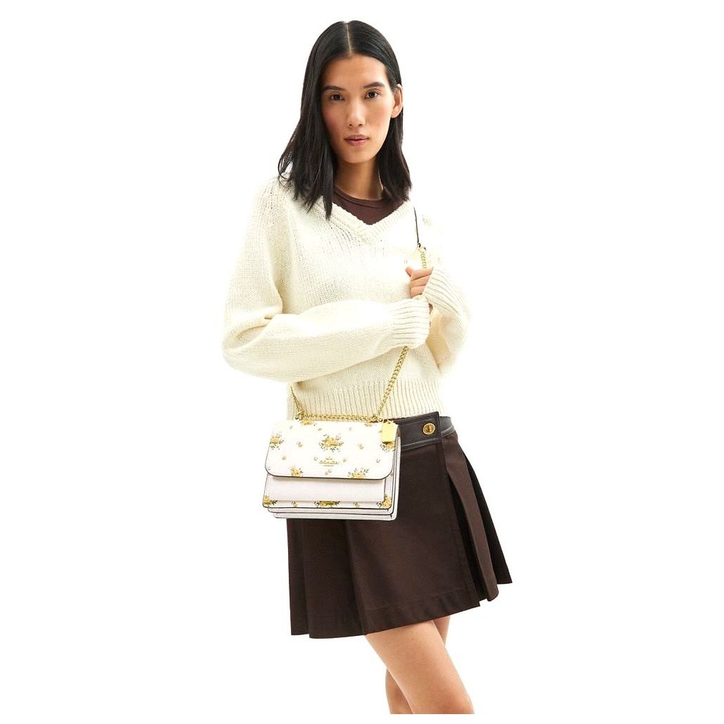 코치 Klare Crossbody Bag With Spring Blossom Print 이미지