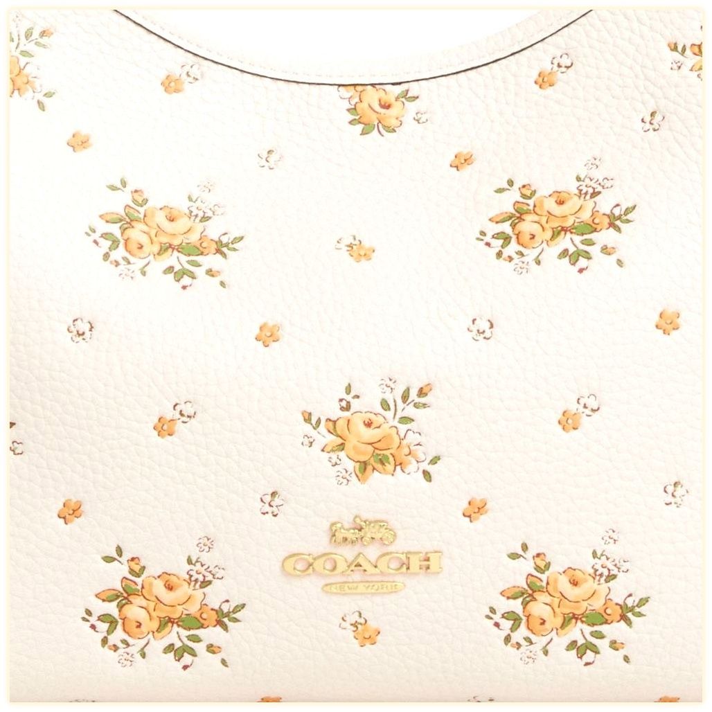 코치 Laurel Shoulder Bag With Floral Print 이미지
