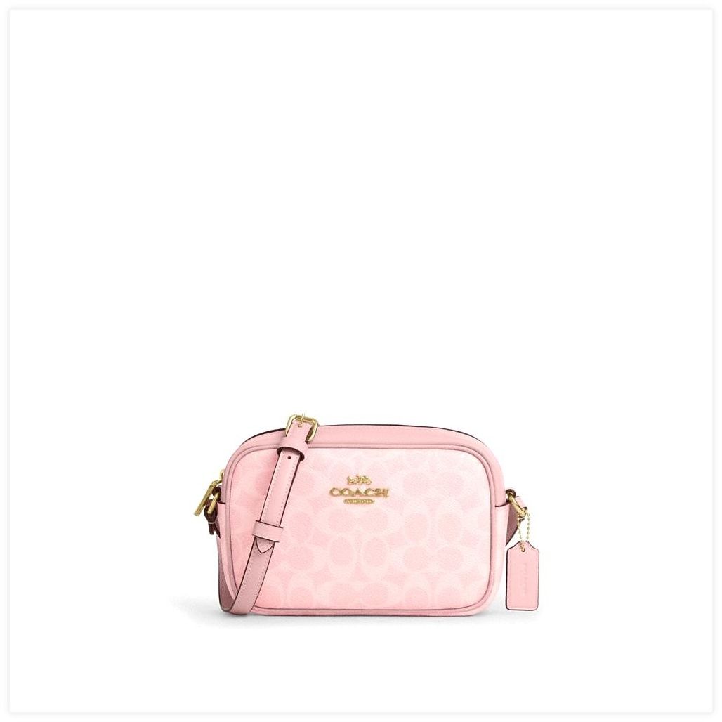 코치 Mini Jamie Camera Bag In Signature Canvas 이미지
