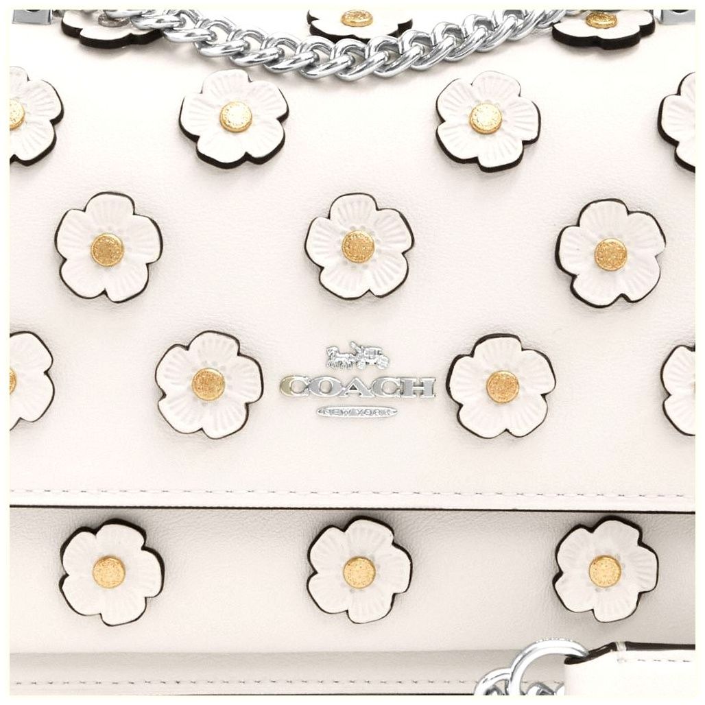 코치 Mini Klare Crossbody Bag With Floral Applique 이미지