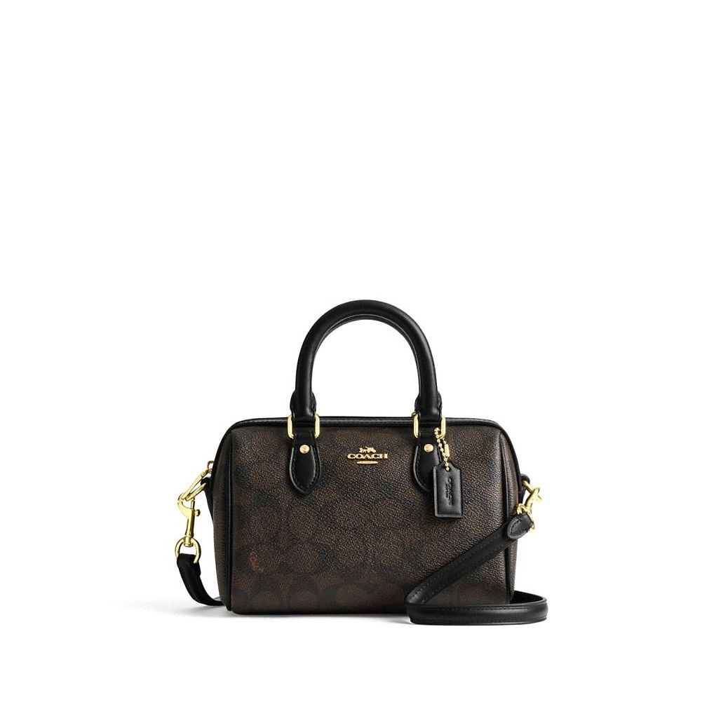 코치 Mini Rowan Crossbody Bag In Signature Canvas 이미지