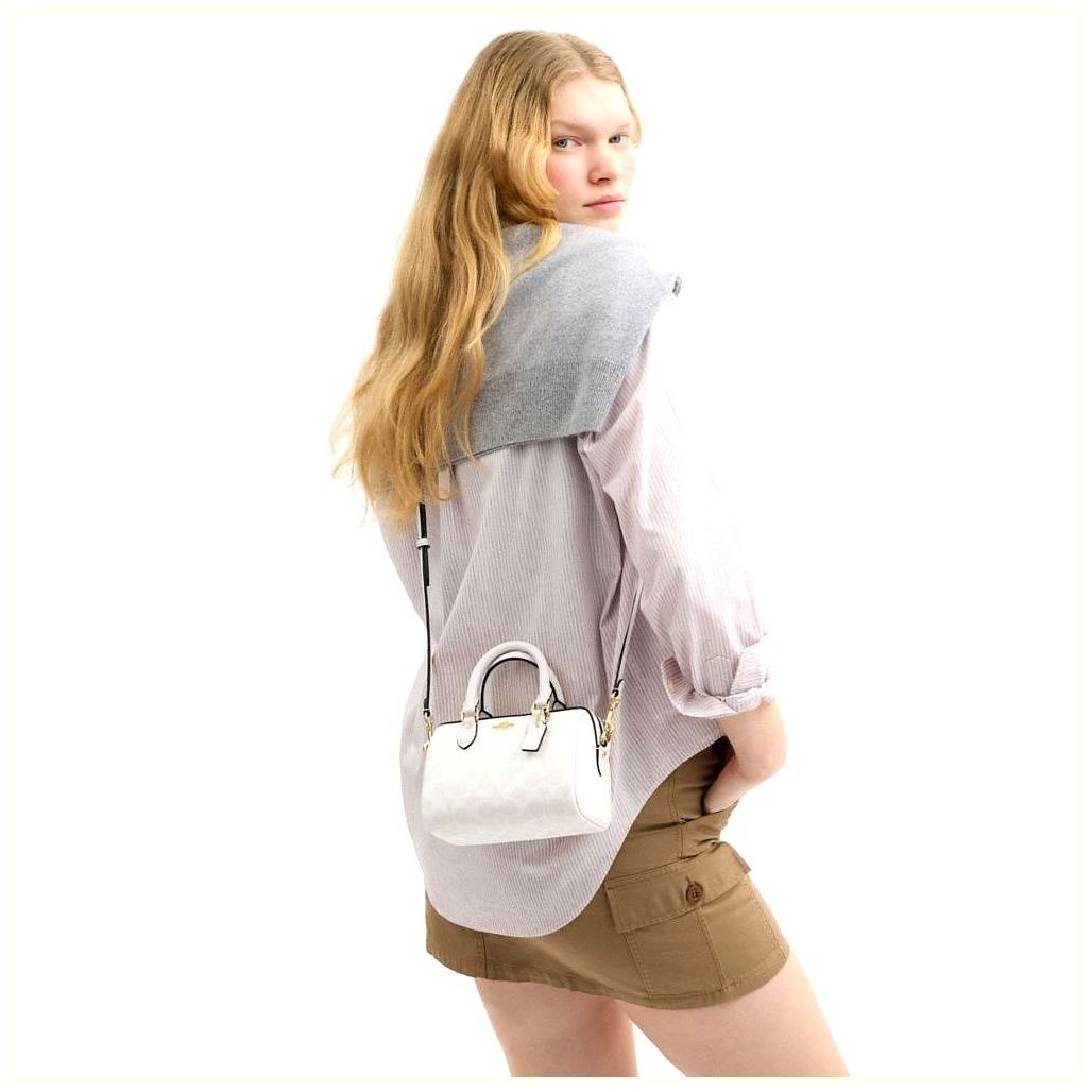 코치 Mini Rowan Crossbody Bag In Signature Canvas 이미지