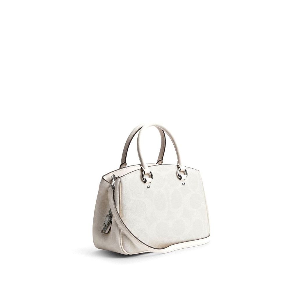 코치 Savannah Small Carryall Bag In Signature Canvas 이미지