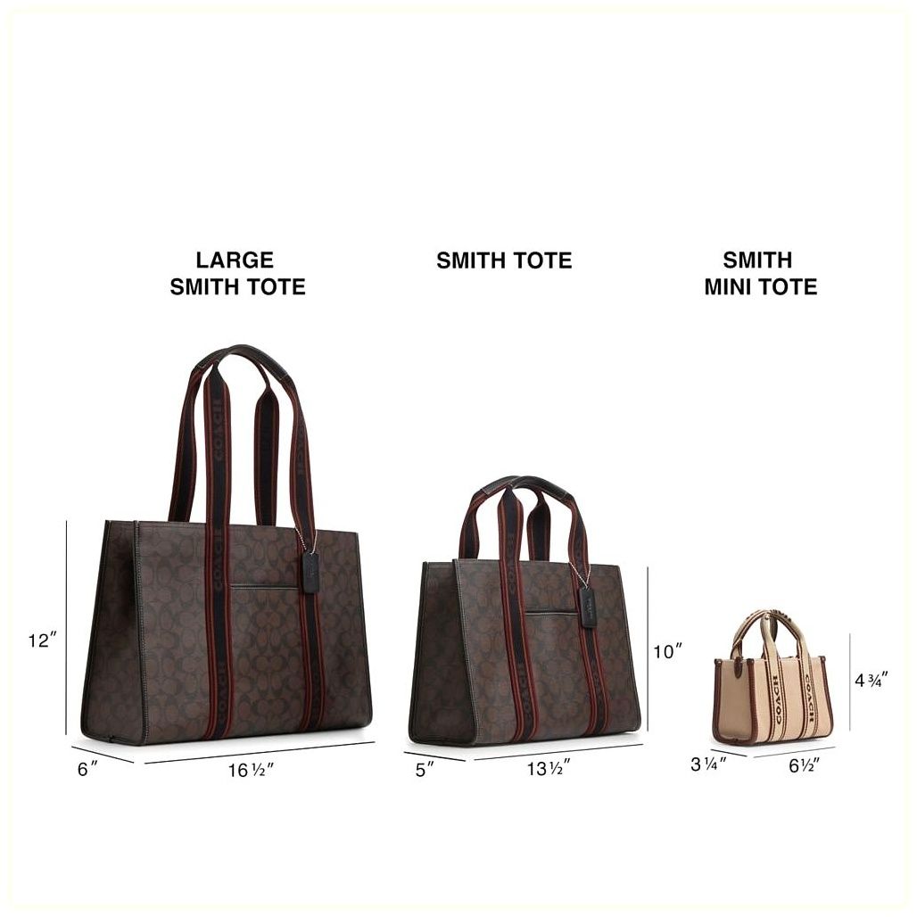 코치 Smith Tote Bag In Signature Jacquard 이미지