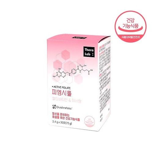 테라랩 피엠시톨 활성형엽산 이노시톨 2.4g x 30포 x 4세트, 72g, 4개 이미지