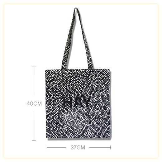 헤이 HAY 에코백 쇼핑백 코튼 토트백, Dots 이미지