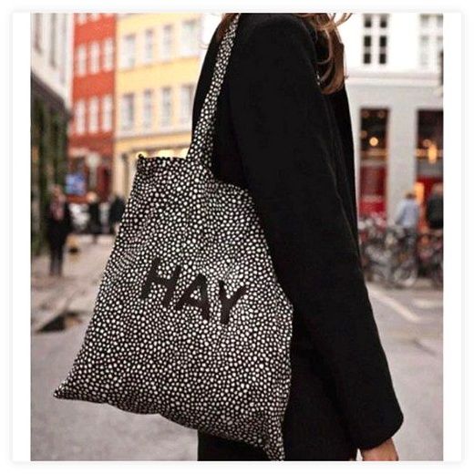 헤이 HAY 에코백 쇼핑백 코튼 토트백, Dots 이미지