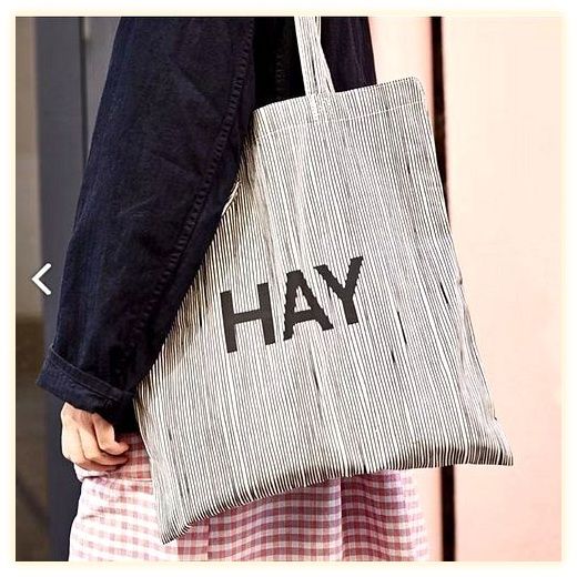 헤이 HAY 에코백 쇼핑백 코튼 토트백, Dots 이미지