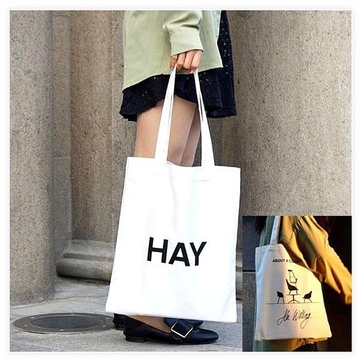 헤이 HAY 에코백 쇼핑백 코튼 토트백, Dots 이미지
